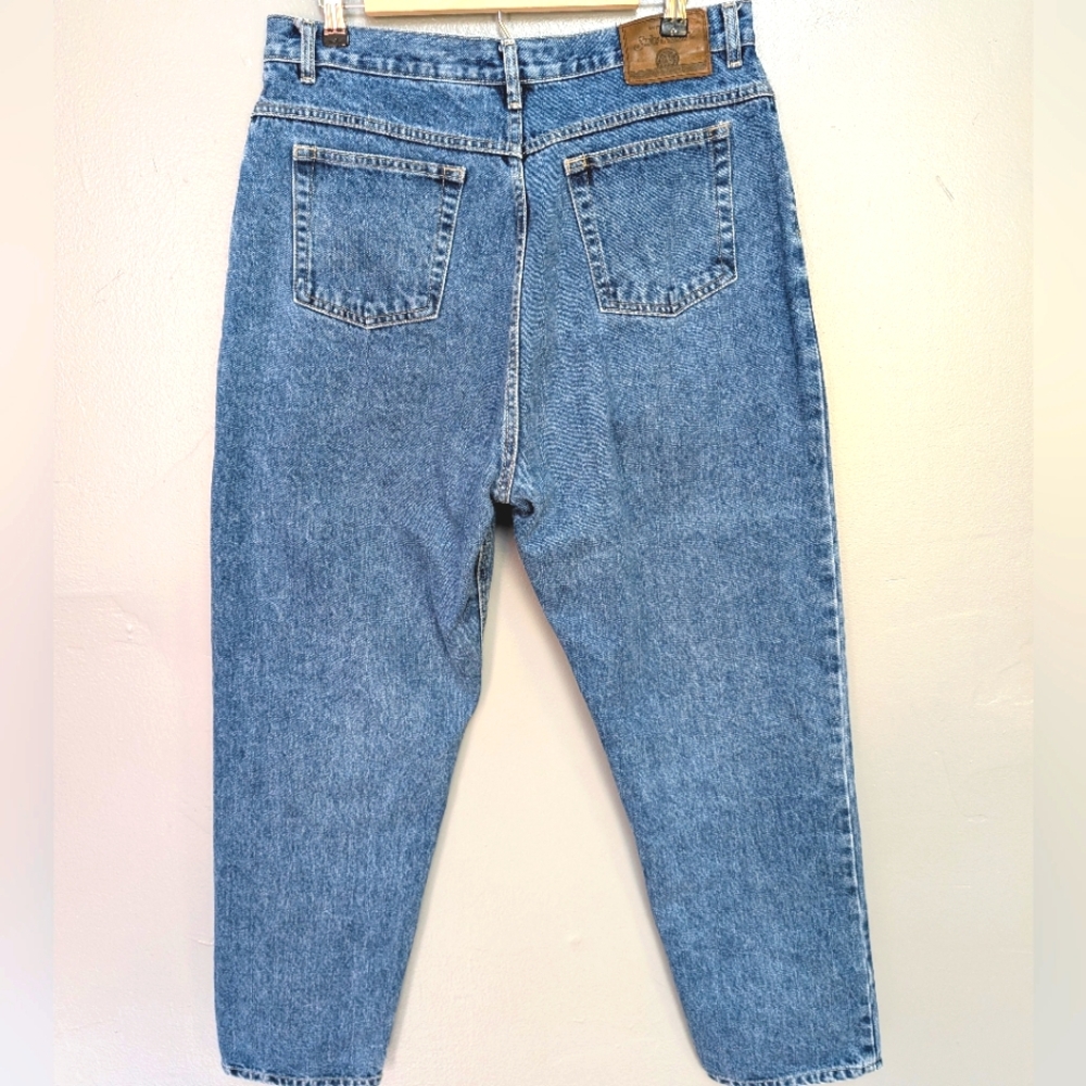 Vintage St. John's Bay Relaxed Fit cotton mom jeans w slight taper leg. Sz 16 - Picture 7 of 14